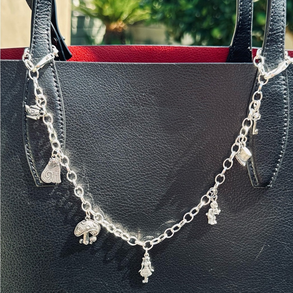 Alice in wonderland bag charm